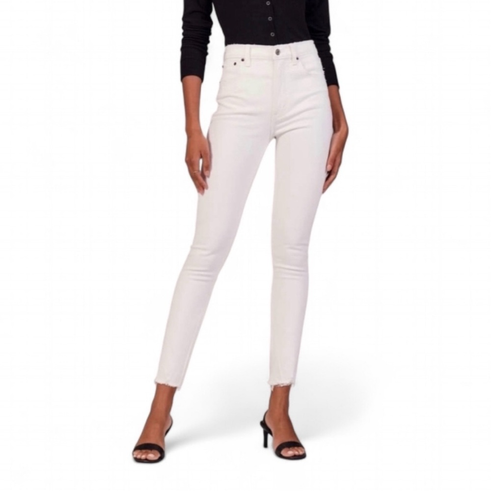 Abercrombie & Fitch White Skinny Jeans